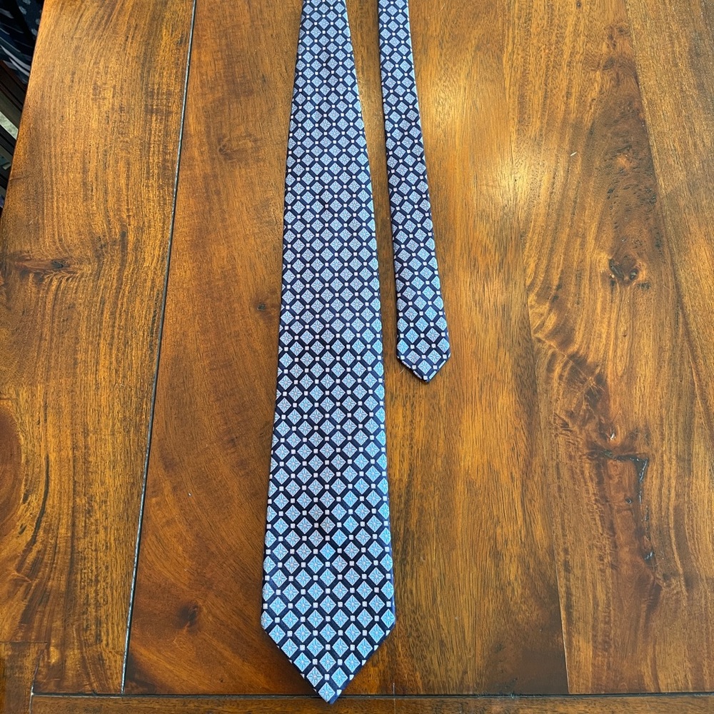 Ike Behar mens tie, purple, blue and pink